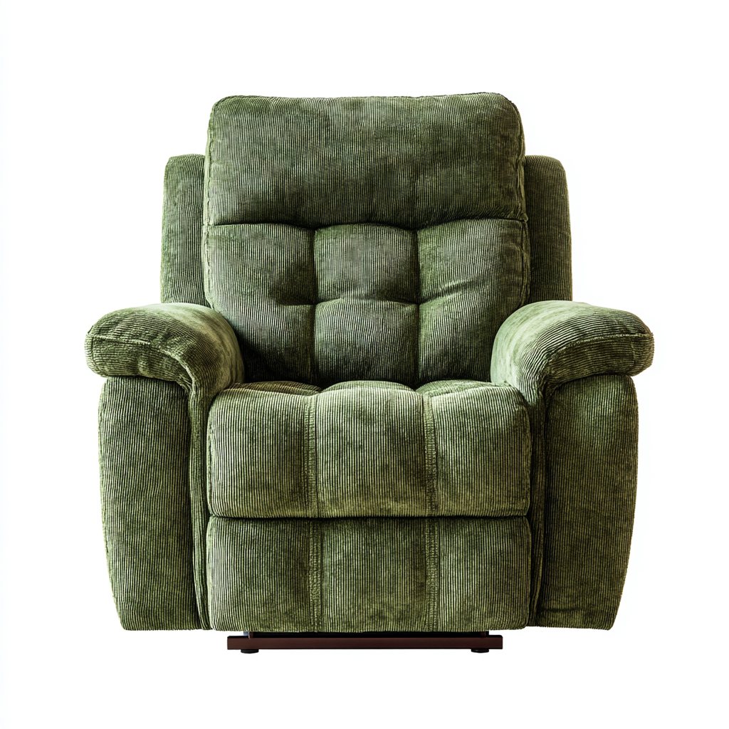 Liegesessel Stoff-Metallgestell 92x95x103 cm - Grün - Komfort-Relaxsessel-Sofagetly