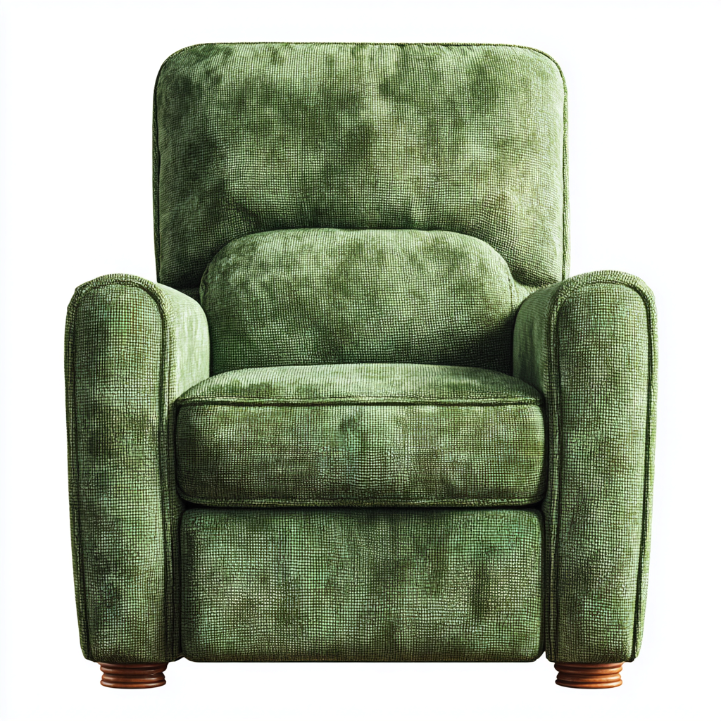 Liegesessel Stoff 90x85x105 cm - Grün - Manuelle Relaxfunktion-Sofagetly