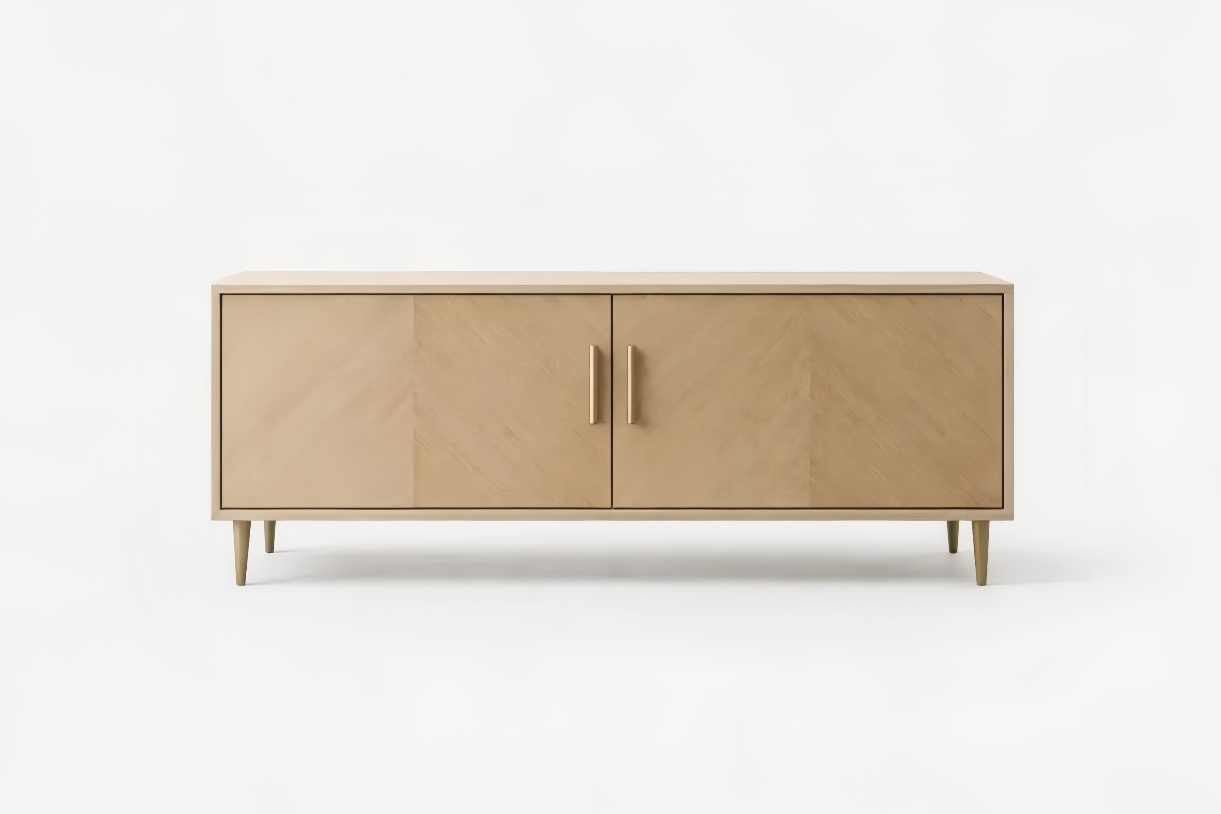 Mobile Credenza rettangolare in legno di quercia naturale 120x45x60 cm(Lu x L x H)