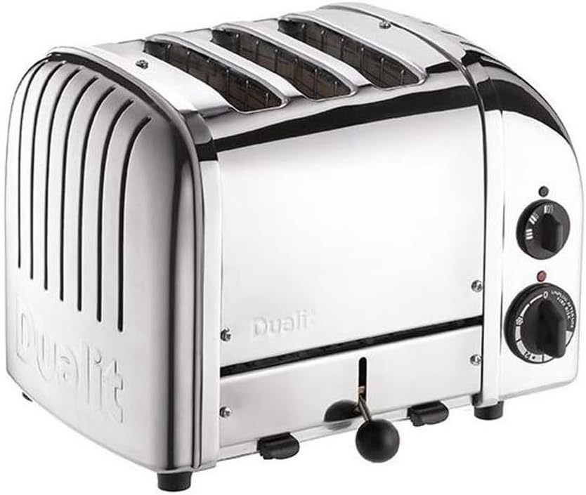 Grille pain 3 fentes 1700 W acier inoxydable design classique pour pain usage domestique-Bamboogohaus