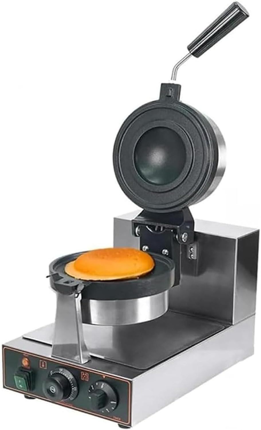 LSHFYV Presse à Panini Gelato 1300W 220V Machine à Gaufres et Hamburger Antiadhésive Acier Inoxydable Compacte-Bamboogohaus