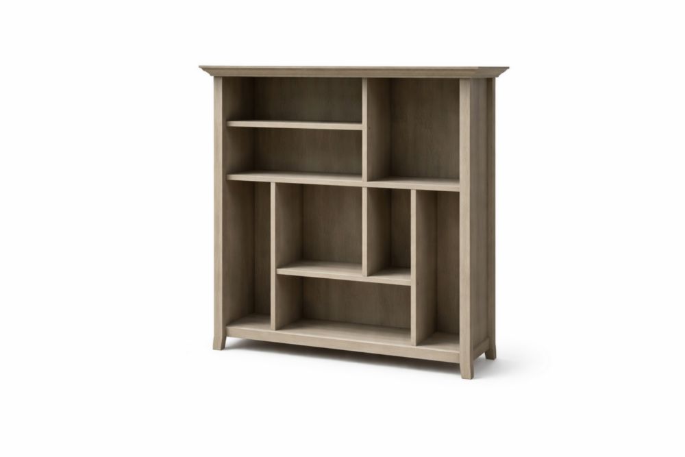 Scaffale in Legno MDF con Ripiani Asimmetrici 120x30x150 cm-Aestivino