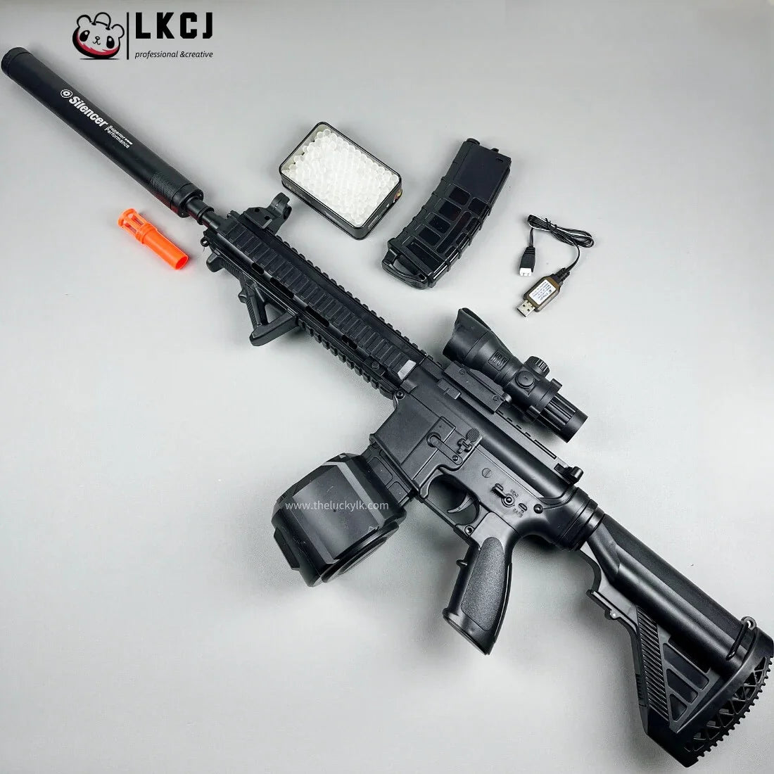 Exquisite Graffiti M416 Gel Blasters 25M Shoot Range With 2 Mags LKCJ