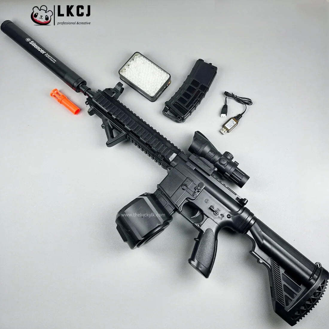 Exquisite Graffiti M416 Gel Blasters 25M Shoot Range With 2 Mags LKCJ