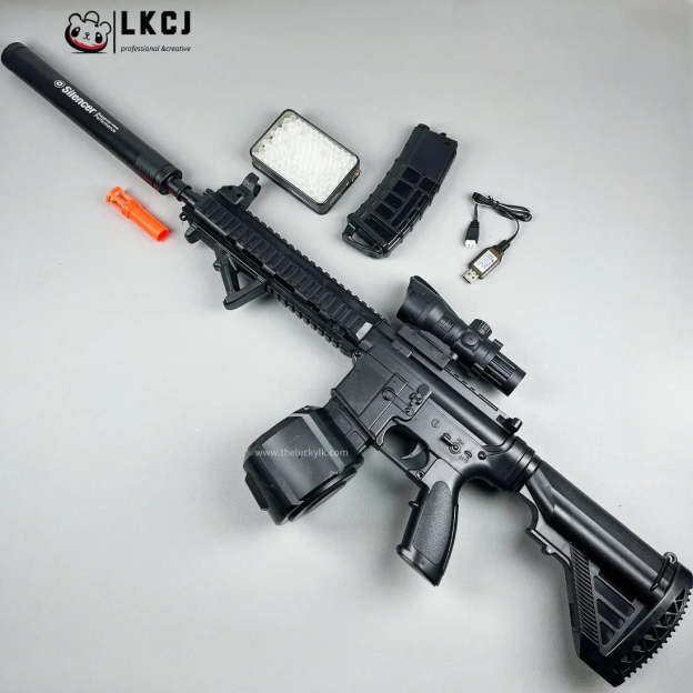 Exquisite Graffiti M416 Gel Blasters 25M Shoot Range With 2 Mags LKCJ