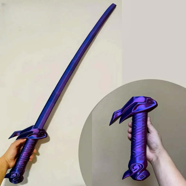 3D Printed Retractable Yasuo Sword-Cos Play LKCJ