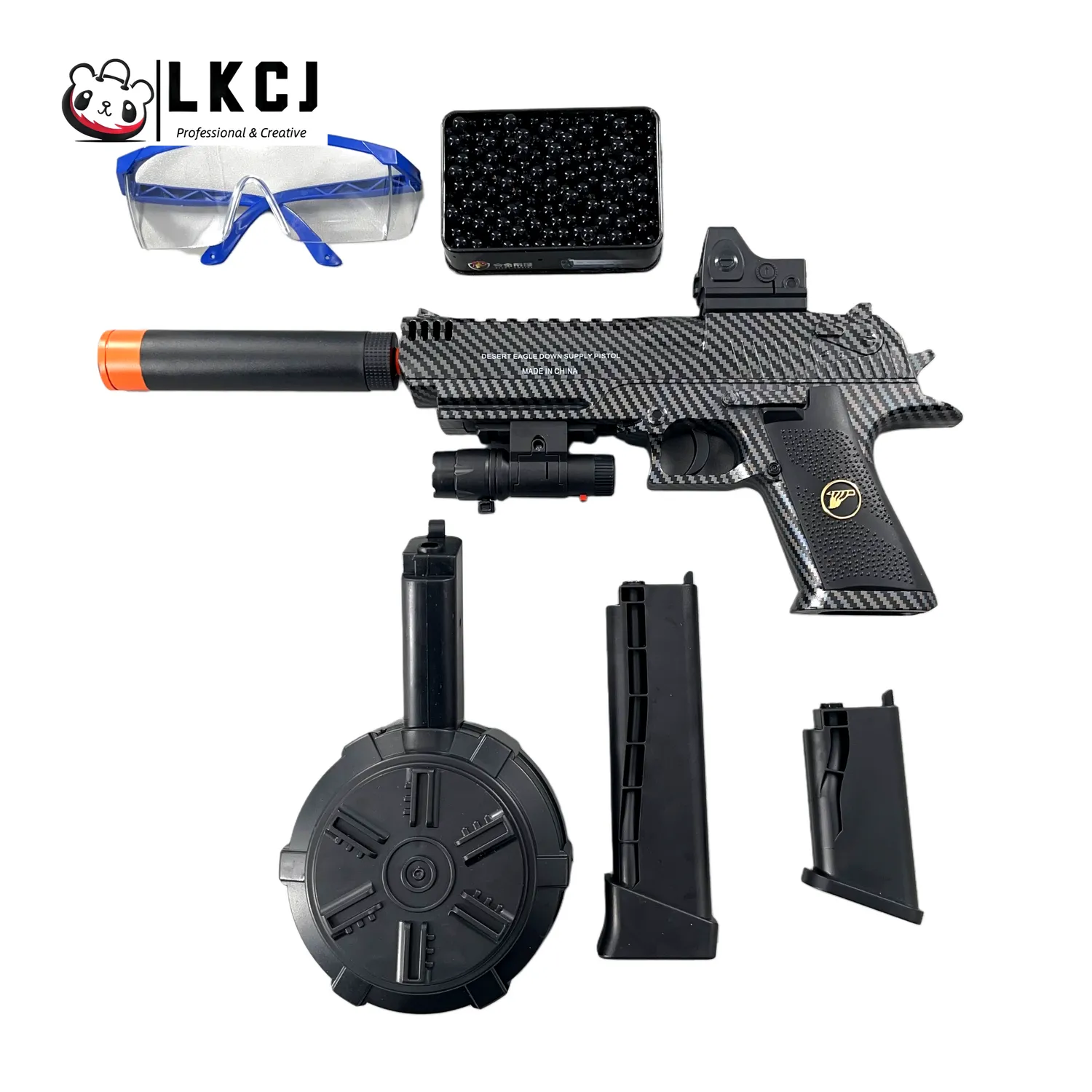 Printed Sticker Style Desert Eagle Gel Blaster