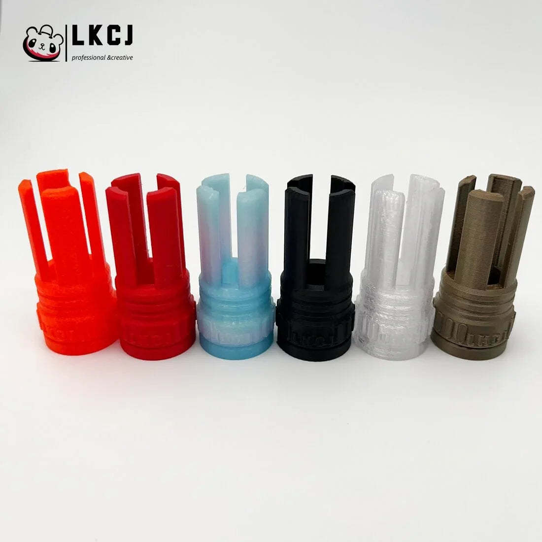 High Quality 3D Printed Orange Tips 6 PC Set 14MM CCW LKCJ