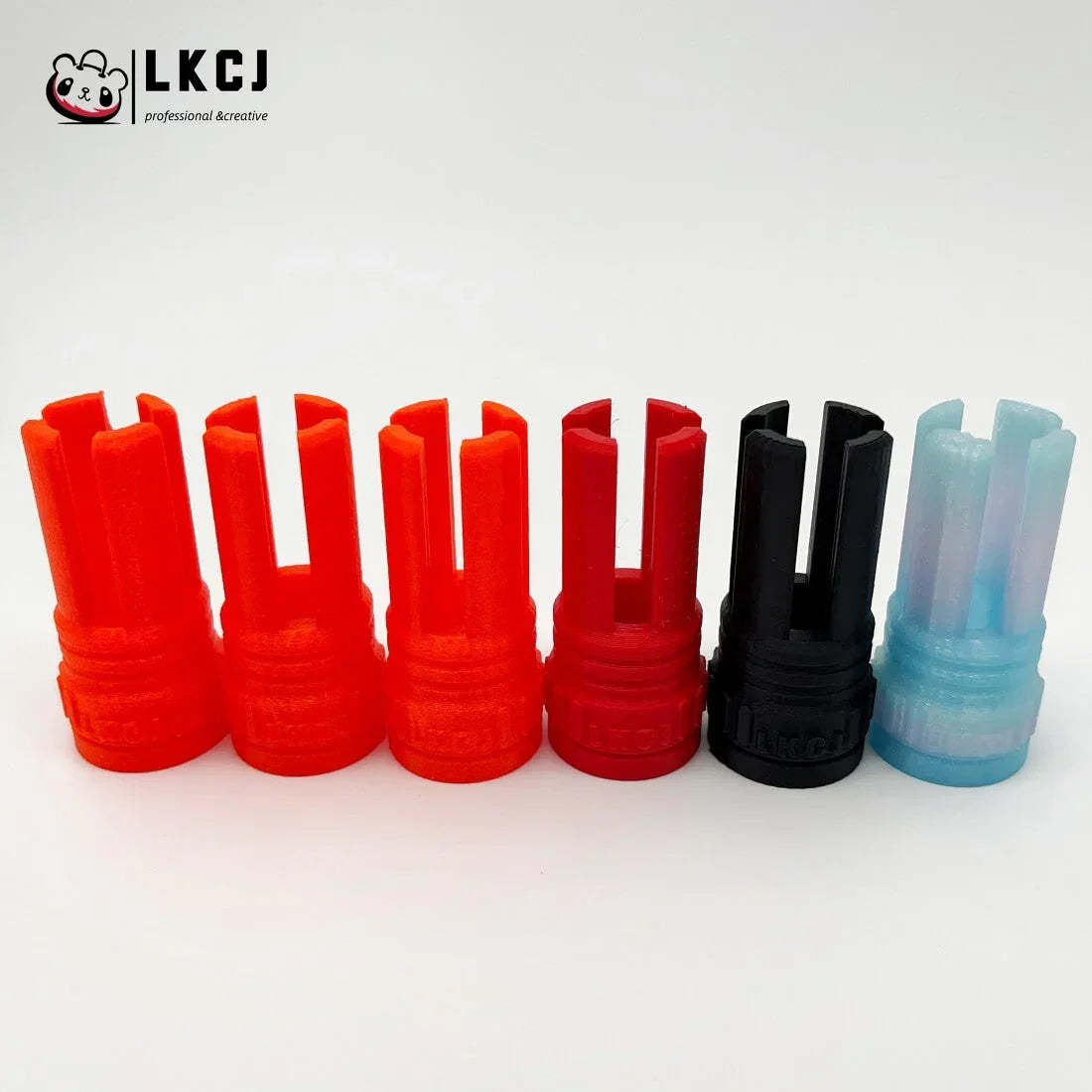 High Quality 3D Printed Orange Tips 6 PC Set 14MM CCW LKCJ
