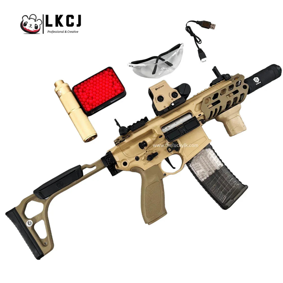 MCX Gel Blaster With Forward And Backward Movable Bolt LKCJ