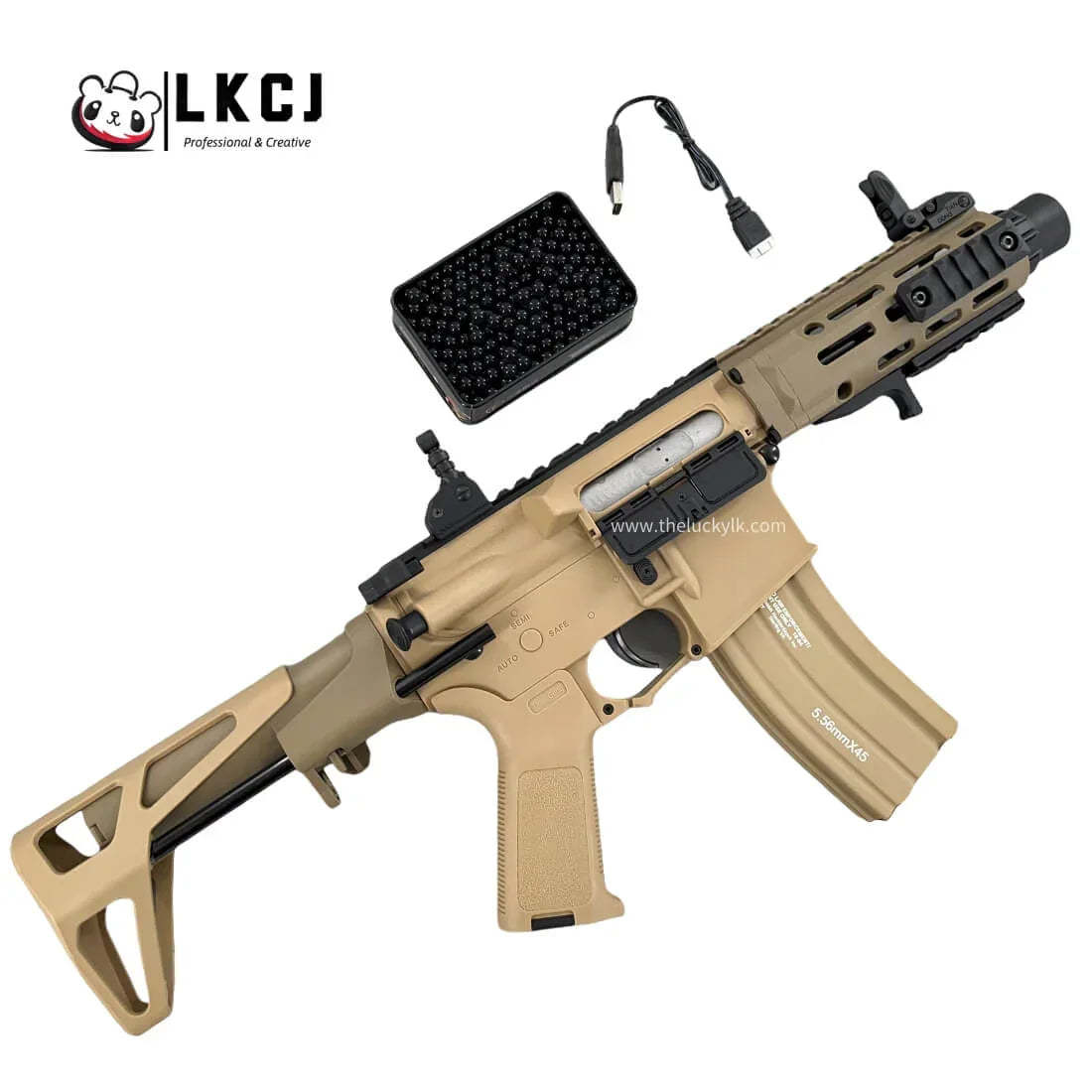 DD M4-PDW Gel Blaster High Speed Fire Mode With Metal Mag-Flagship LKCJ