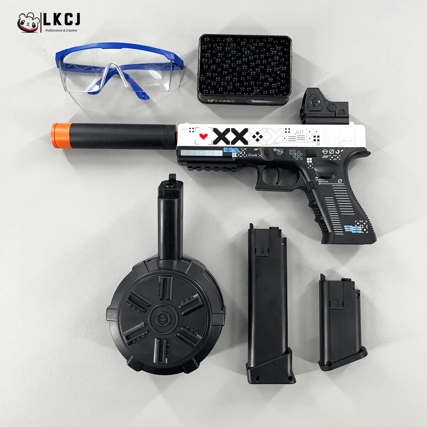 Printed Sticker Style Desert Eagle Gel Blaster