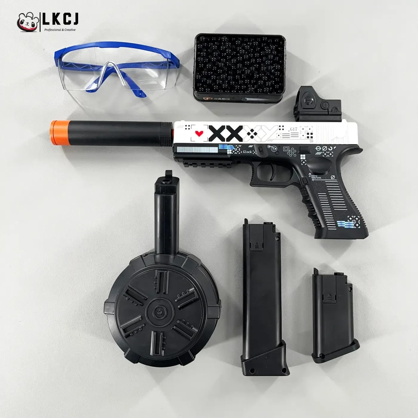 Printed Sticker Style Desert Eagle Gel Blaster