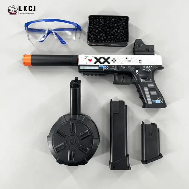 Printed Sticker Style Desert Eagle Gel Blaster