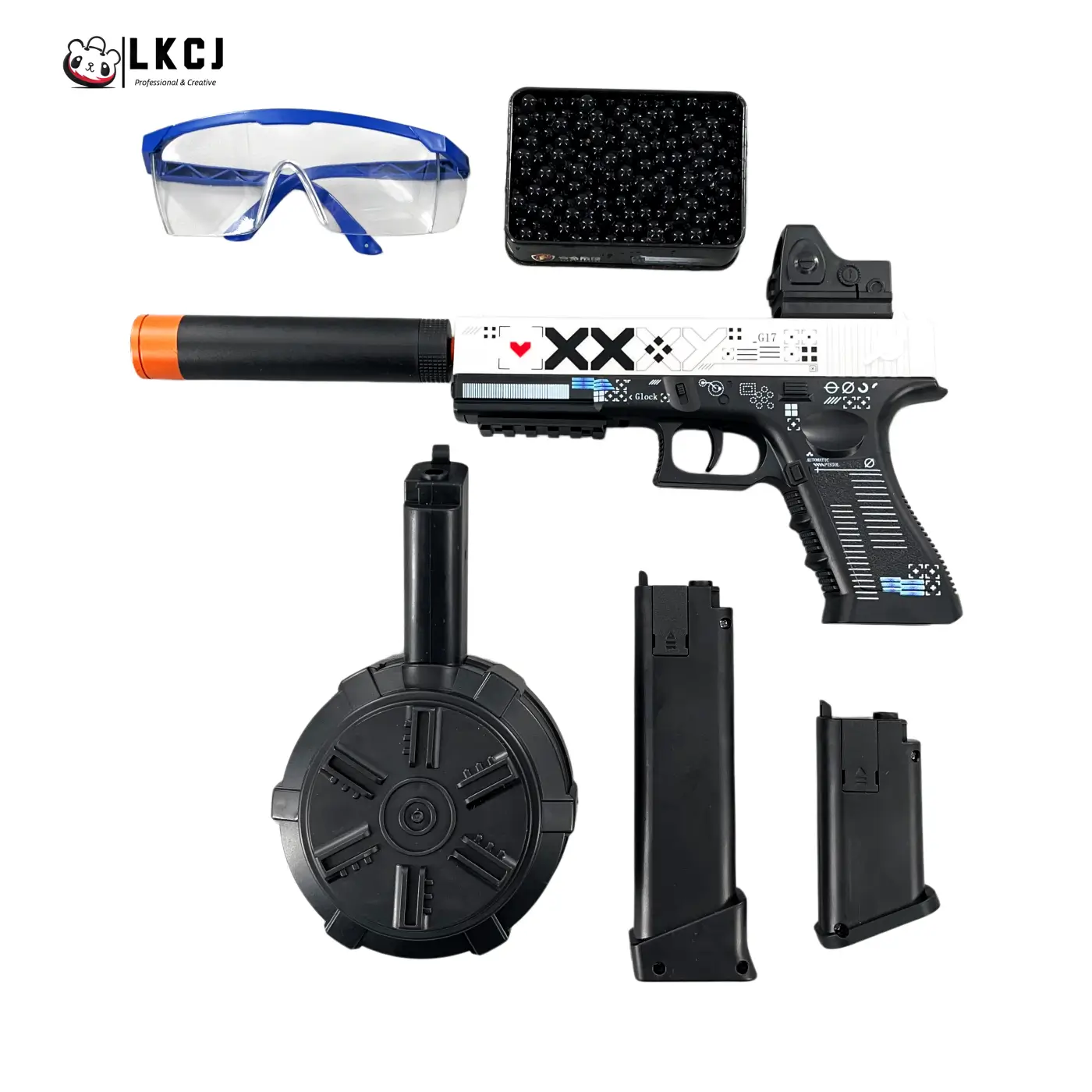 Printed Sticker Style Desert Eagle Gel Blaster