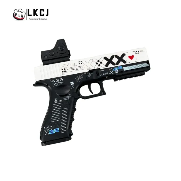 Printed Sticker Style Desert Eagle Gel Blaster