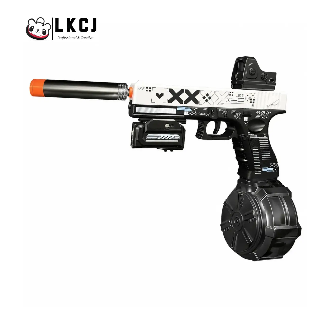Printed Sticker Style Desert Eagle Gel Blaster