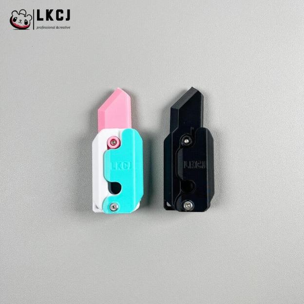 Real 3D Printed Mini 1911 Decompression Model Keychain, Non-launchable LKCJ