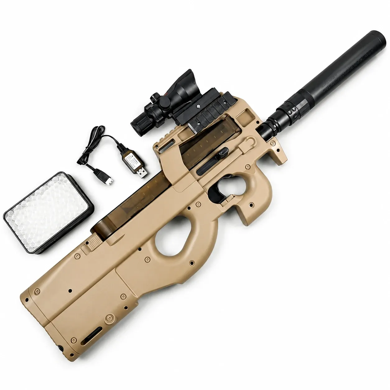 Exquisite Graffiti Vector Gel Blaster With Movable