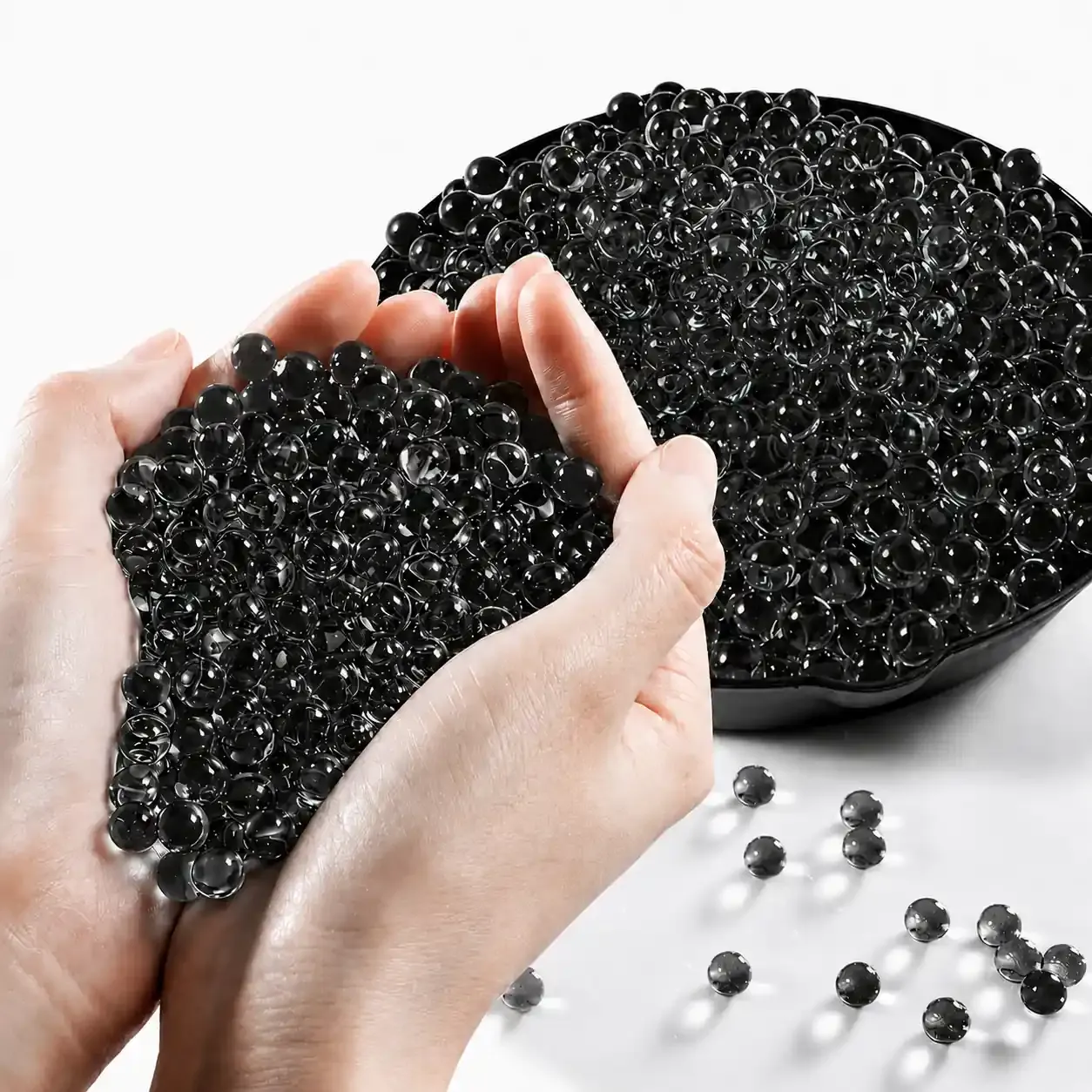 60,000 Gel Balls With Collapsible 600ml Gel Ball Quick-Loading Bottle