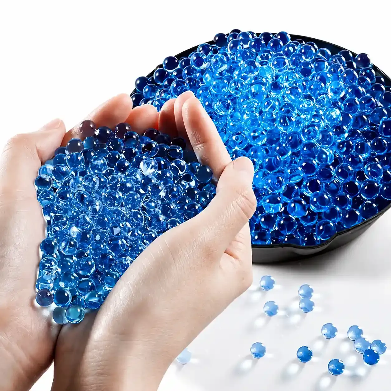60,000 Gel Balls With Collapsible 600ml Gel Ball Quick-Loading Bottle
