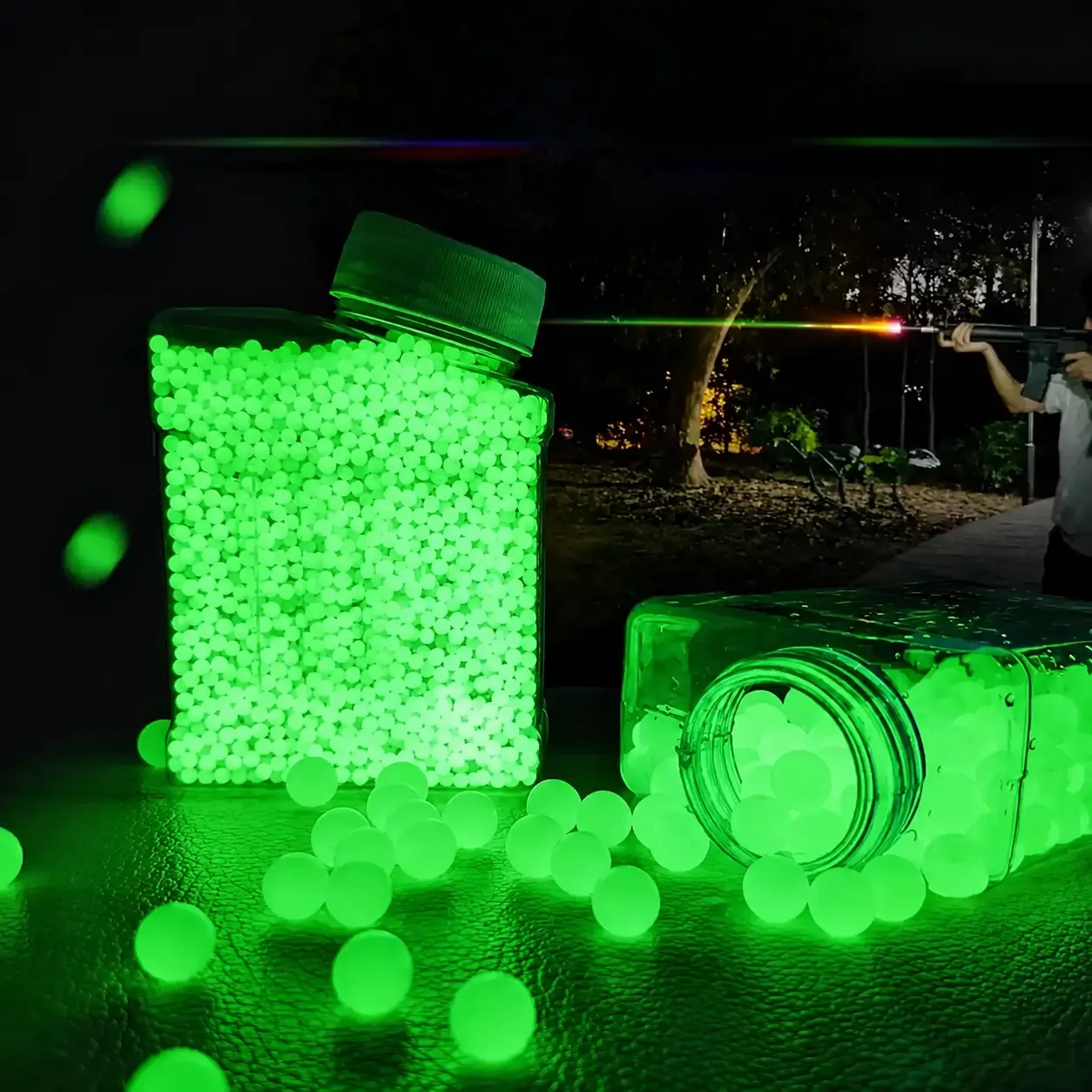 60,000 Gel Balls With Collapsible 600ml Gel Ball Quick-Loading Bottle
