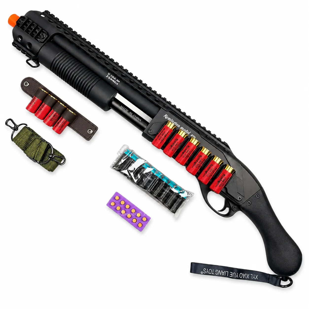 M870 Nerf Soft Bullet/Gel Blaster Gun 'Shotgun'