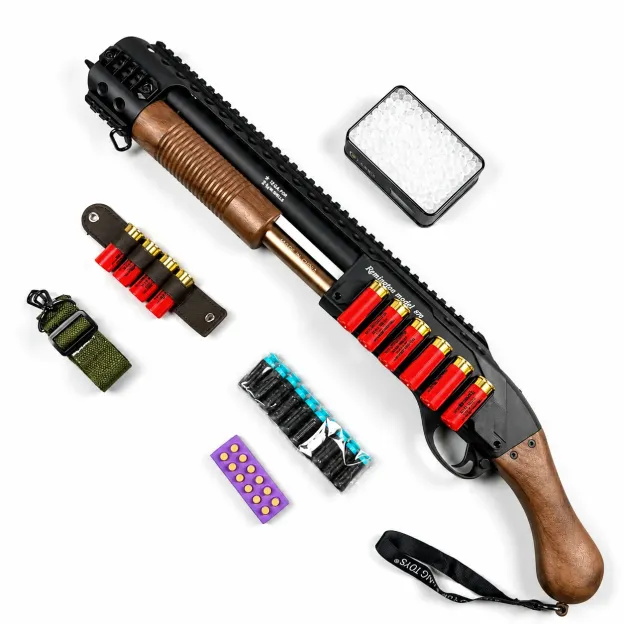 M870 Nerf Soft Bullet/Gel Blaster Gun 'Shotgun'