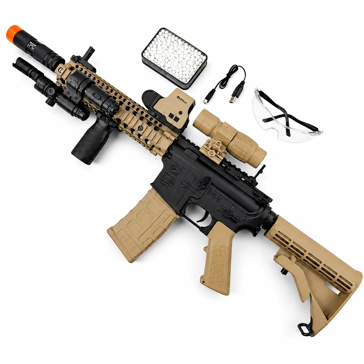 New Mk18 M4A4 CQBR Gel Blaster Toy Gun