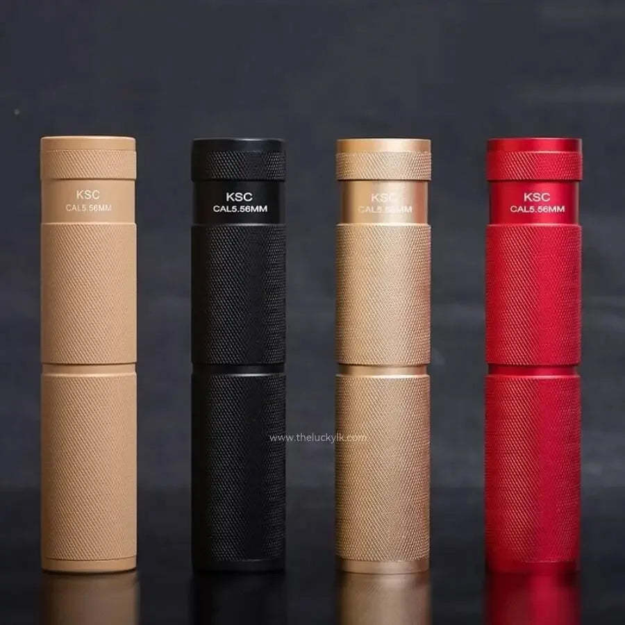 Metal Silencer Adapt To 14 MM Threaded Rod Tip & 19 MM Smooth Tip LKCJ