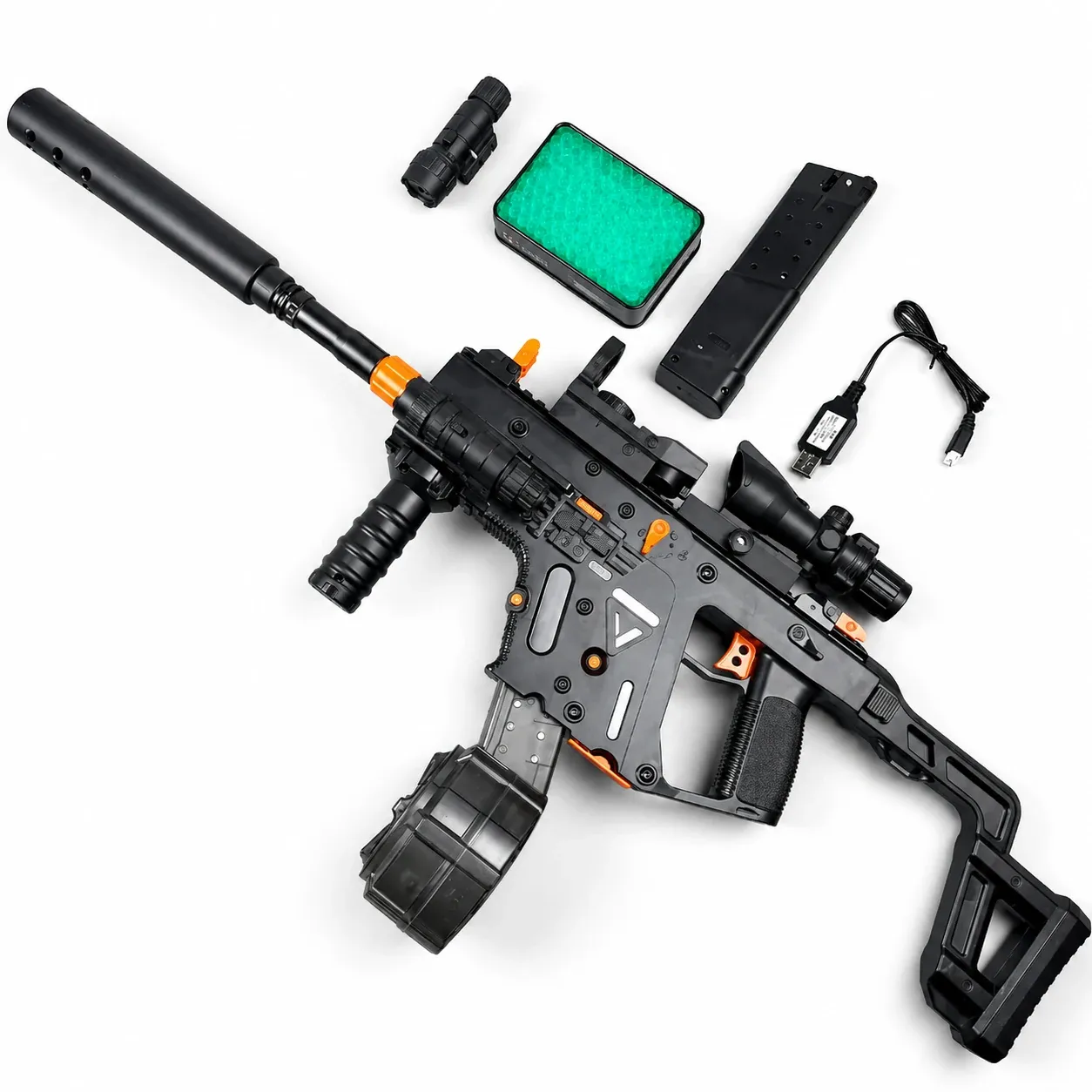 Exquisite Graffiti Vector Gel Blaster With Movable