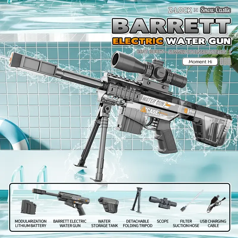 Barrett Sniper Water Gun With An LED Tracer