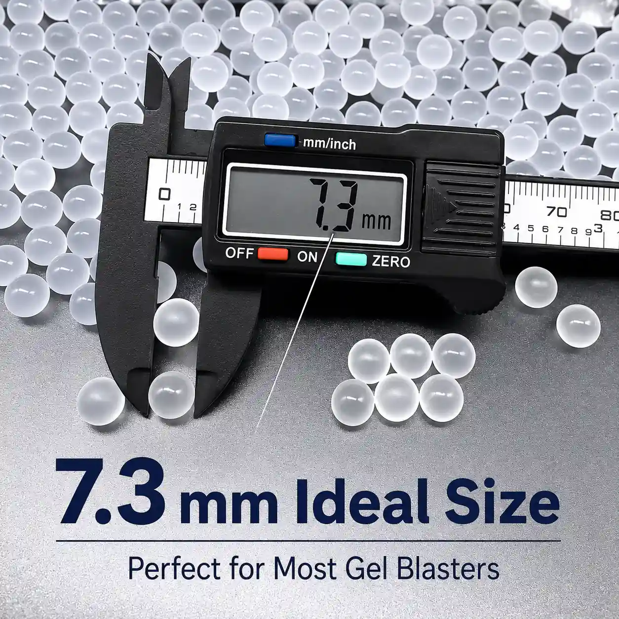 2 Packs of 6x Hardened Gel Balls For Enhancing The Performance of Gel Blasters
