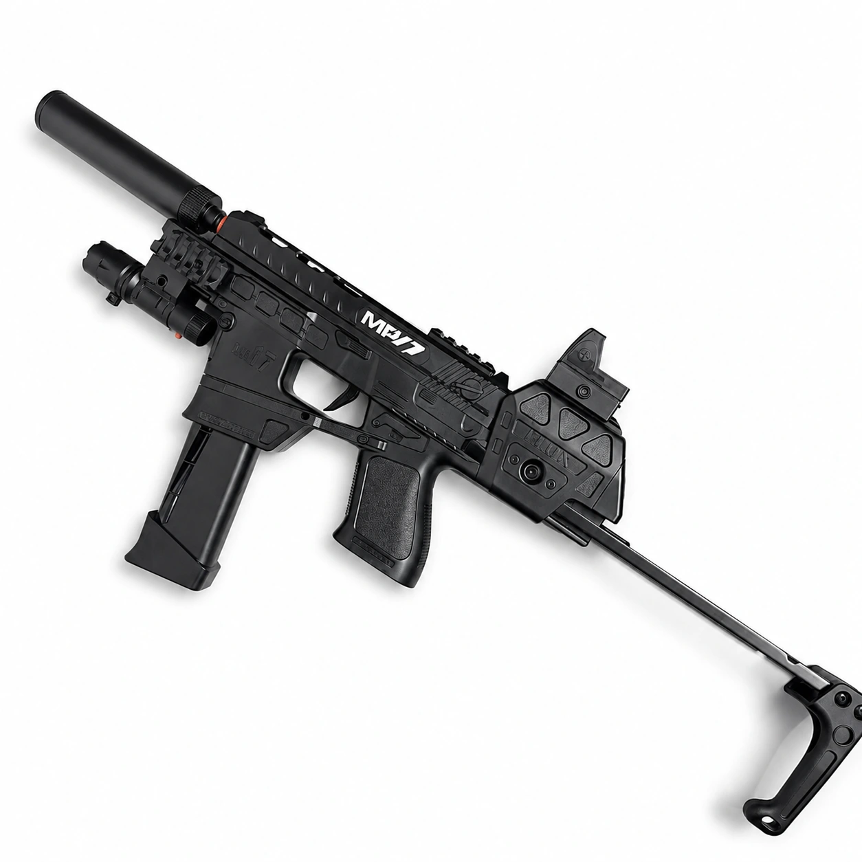 Mp17 Gel Blaster With Metal Stock, Metal Rail