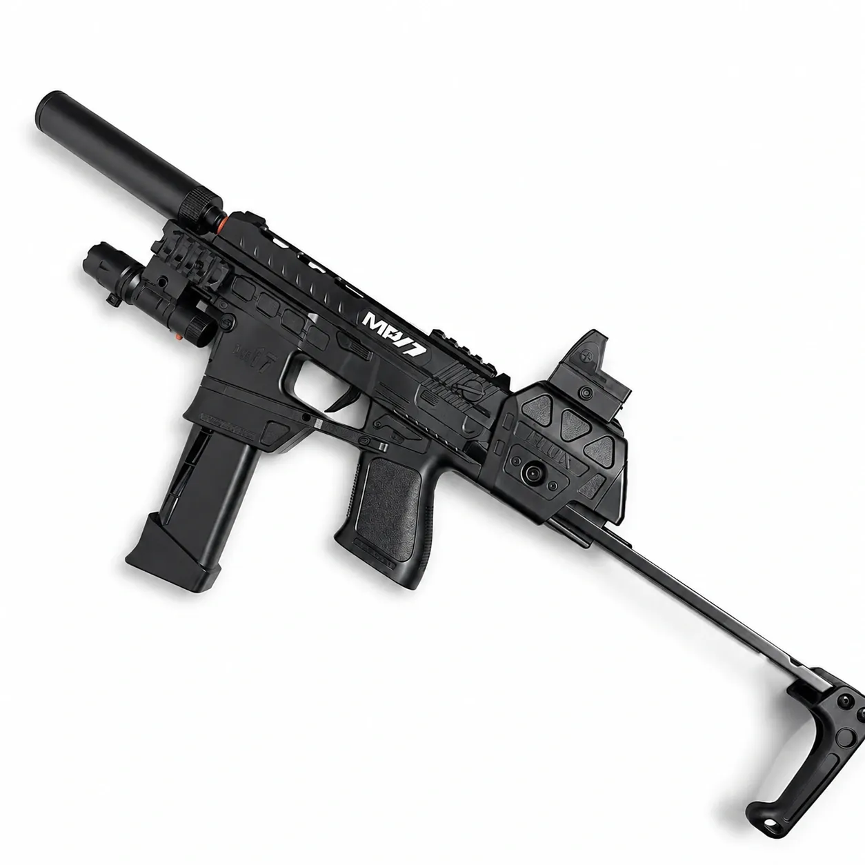 Mp17 Gel Blaster With Metal Stock, Metal Rail
