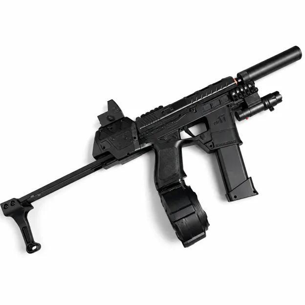 Mp17 Gel Blaster With Metal Stock, Metal Rail