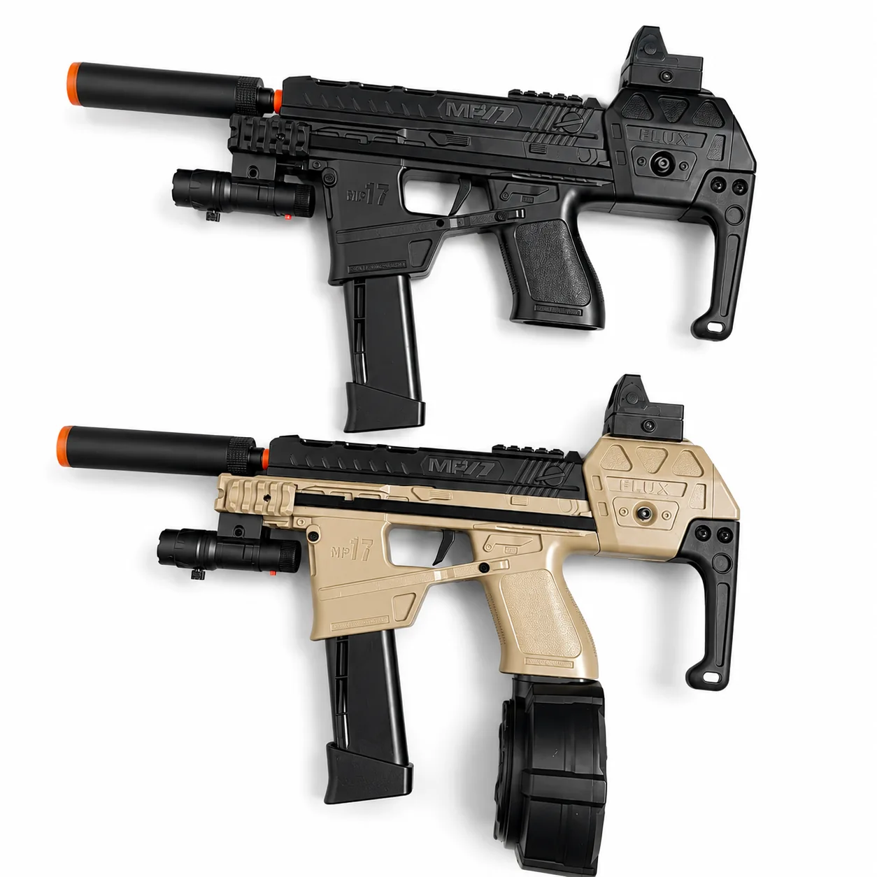 Mp17 Gel Blaster With Metal Stock, Metal Rail