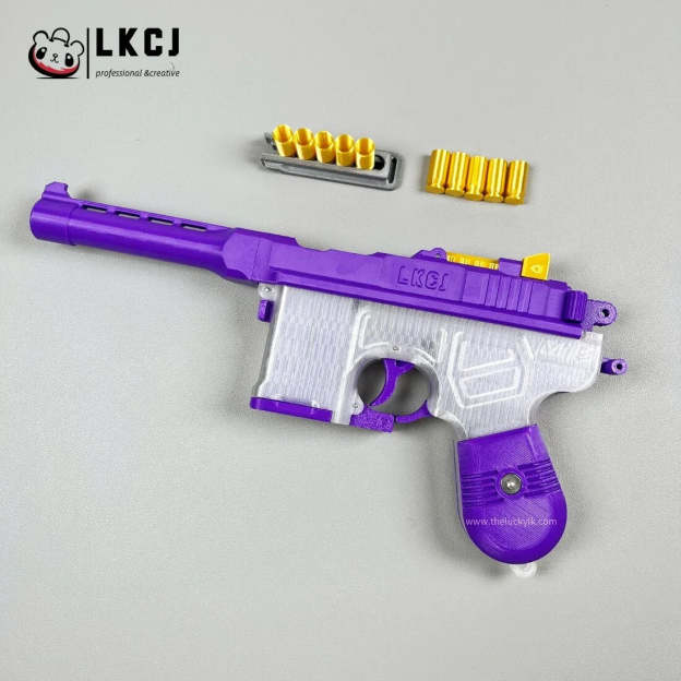 3D Printed Mauser With Throwable Bullets LKCJ