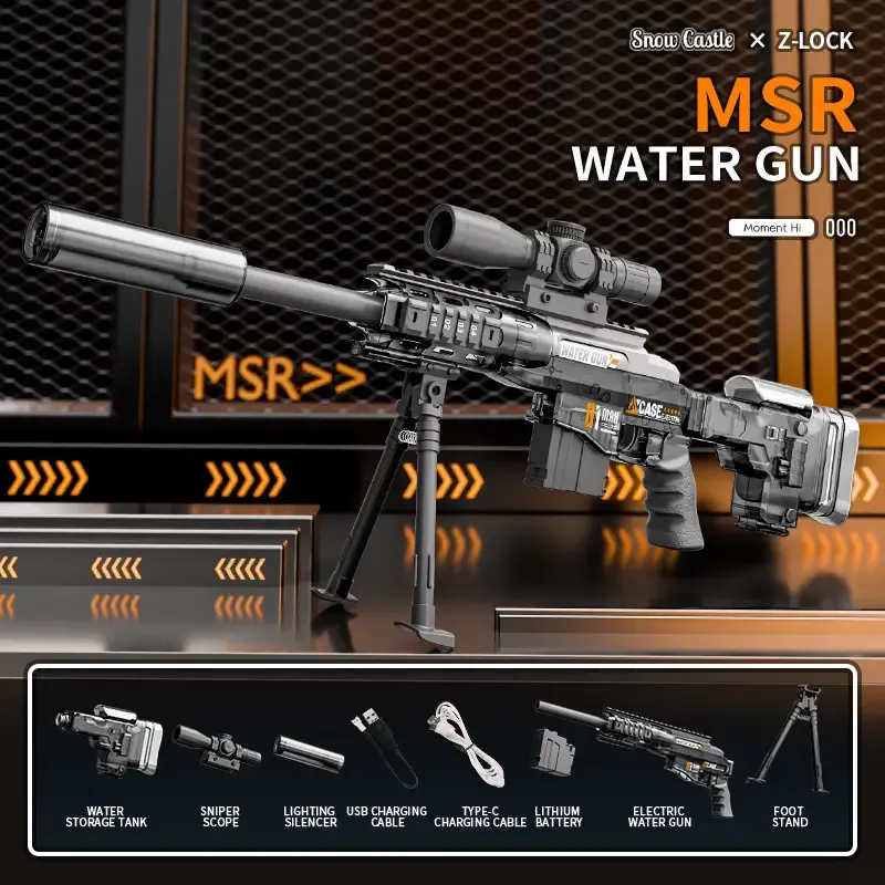 MSR Sniper Water Gun With An LED Tracer