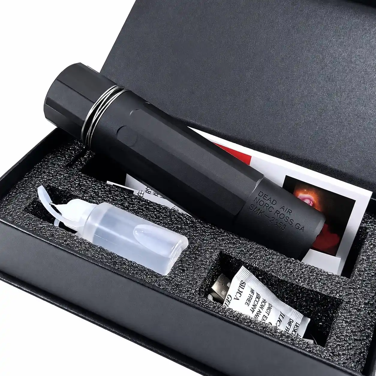 Smoke Wolf 14mm CCW Muzzle Silencer for Gel Blasters & Airsoft Guns