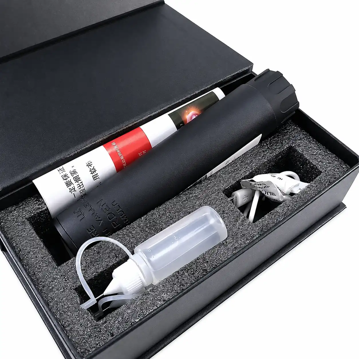 Smoke Wolf 14mm CCW Muzzle Silencer for Gel Blasters & Airsoft Guns