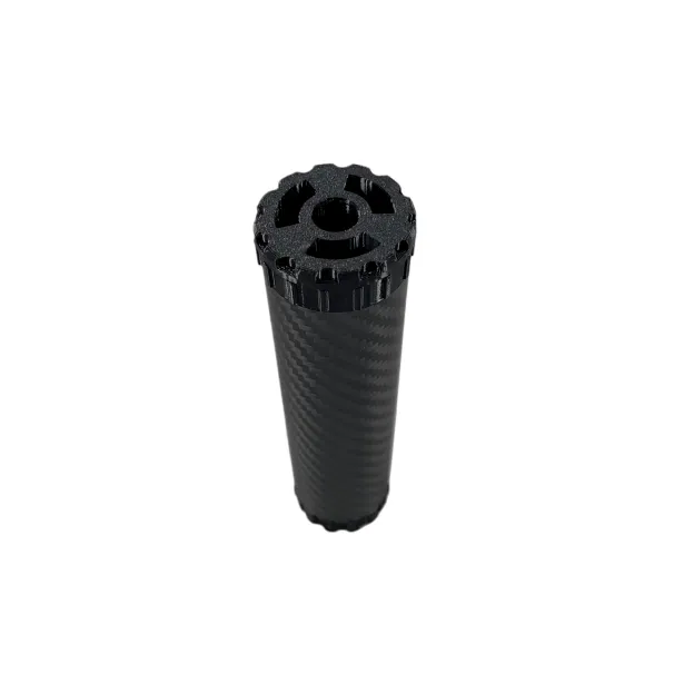 Smoke Wolf 14mm CCW Muzzle Silencer for Gel Blasters & Airsoft Guns