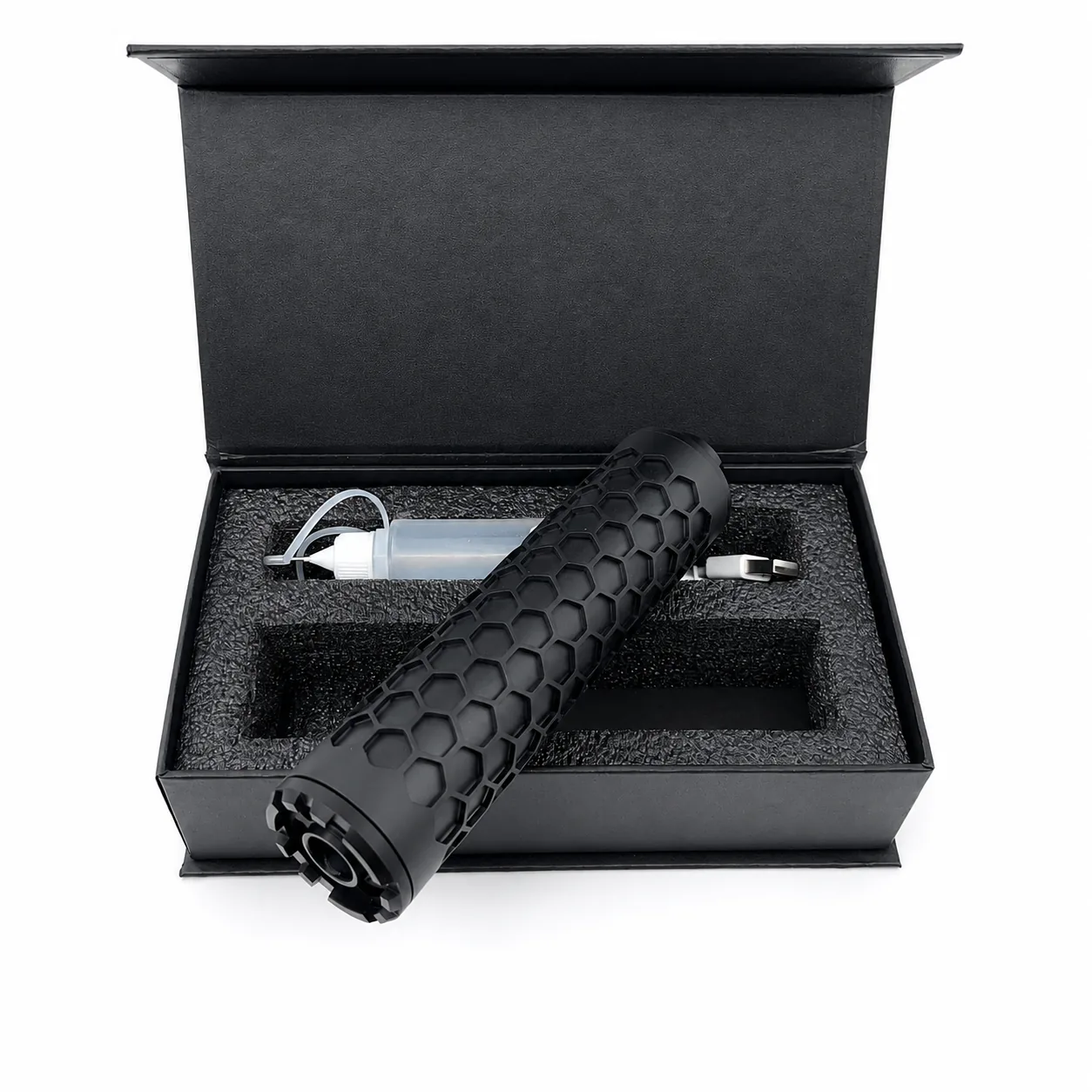 Smoke Wolf 14mm CCW Muzzle Silencer for Gel Blasters & Airsoft Guns