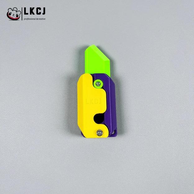 Real 3D Printed Mini 1911 Decompression Model Keychain, Non-launchable LKCJ