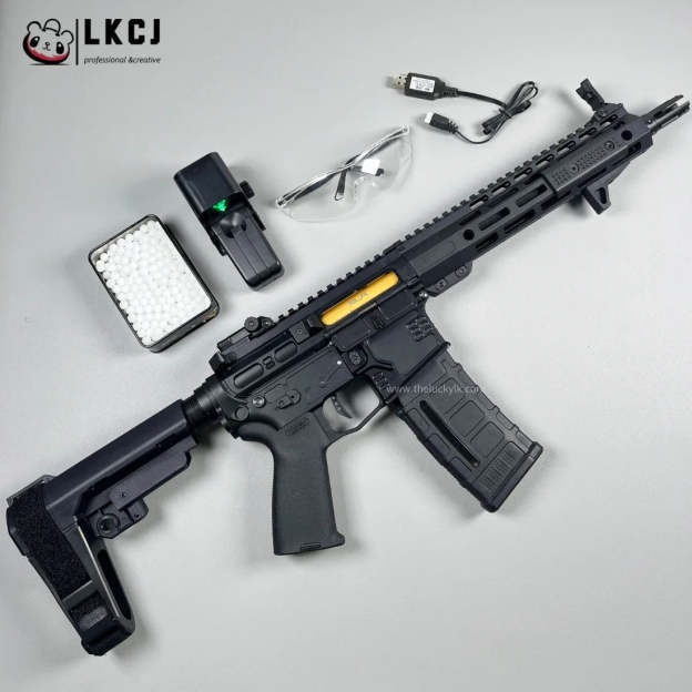 New SLR Precision Shooting Gel Blaster Fast Mode 11.1V Battery Recommended Age 18+ LKCJ