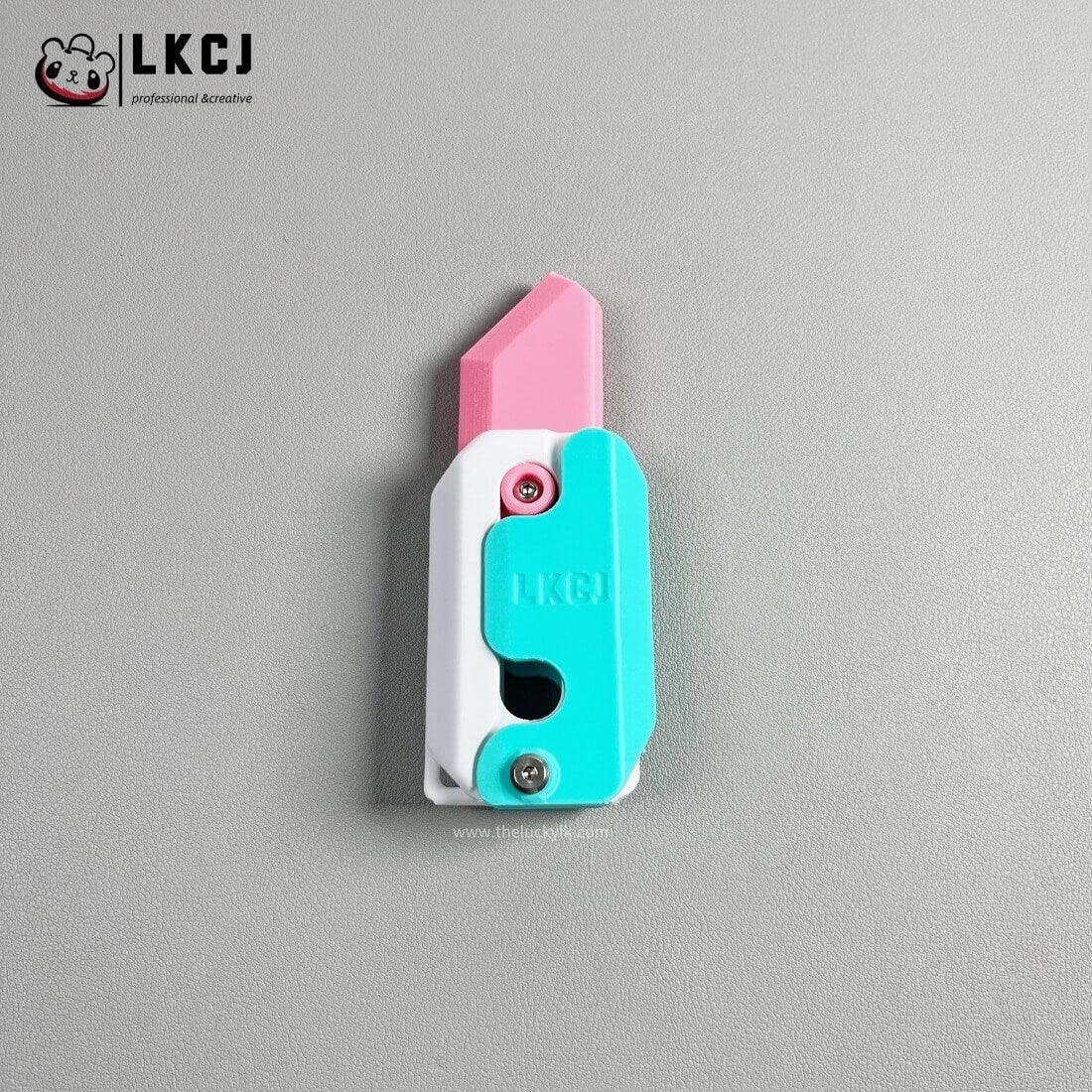 Real 3D Printed Mini 1911 Decompression Model Keychain, Non-launchable LKCJ