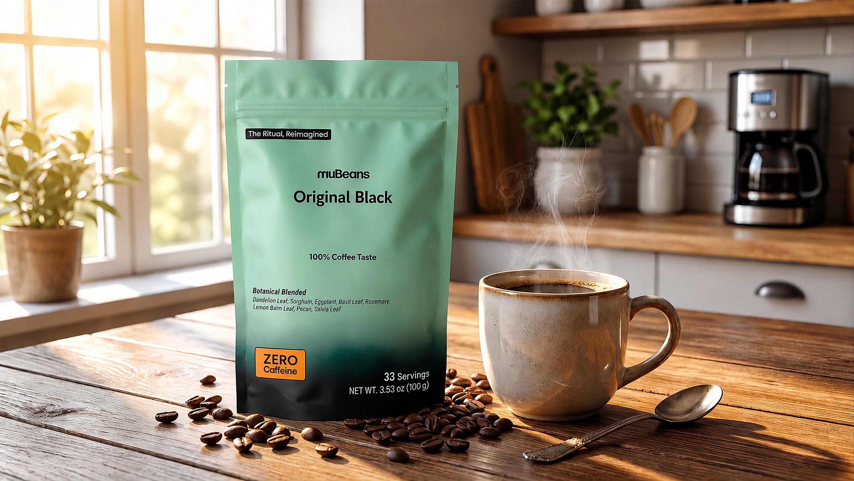muBeans Original Black : Botanical Coffee 