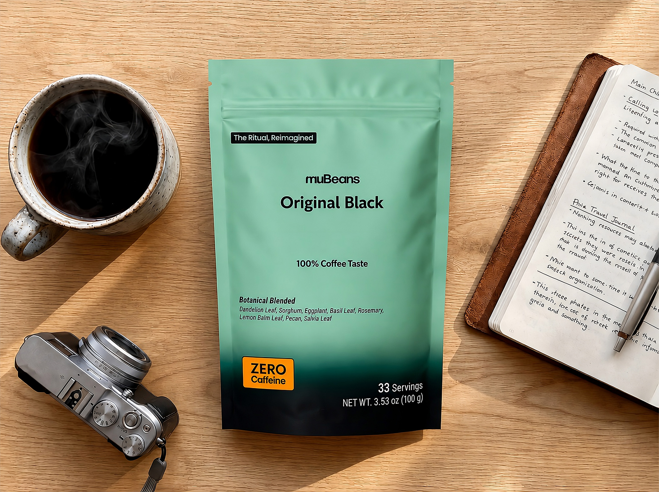 muBeans Original Black : Botanical Coffee 