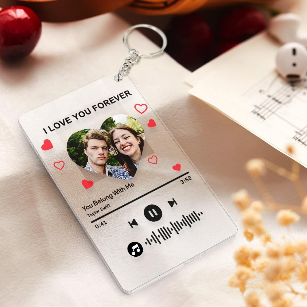 Custom Photo Music Plaque – Personalized Acrylic Song Frame with Scannable Code | MySpotifyGlass