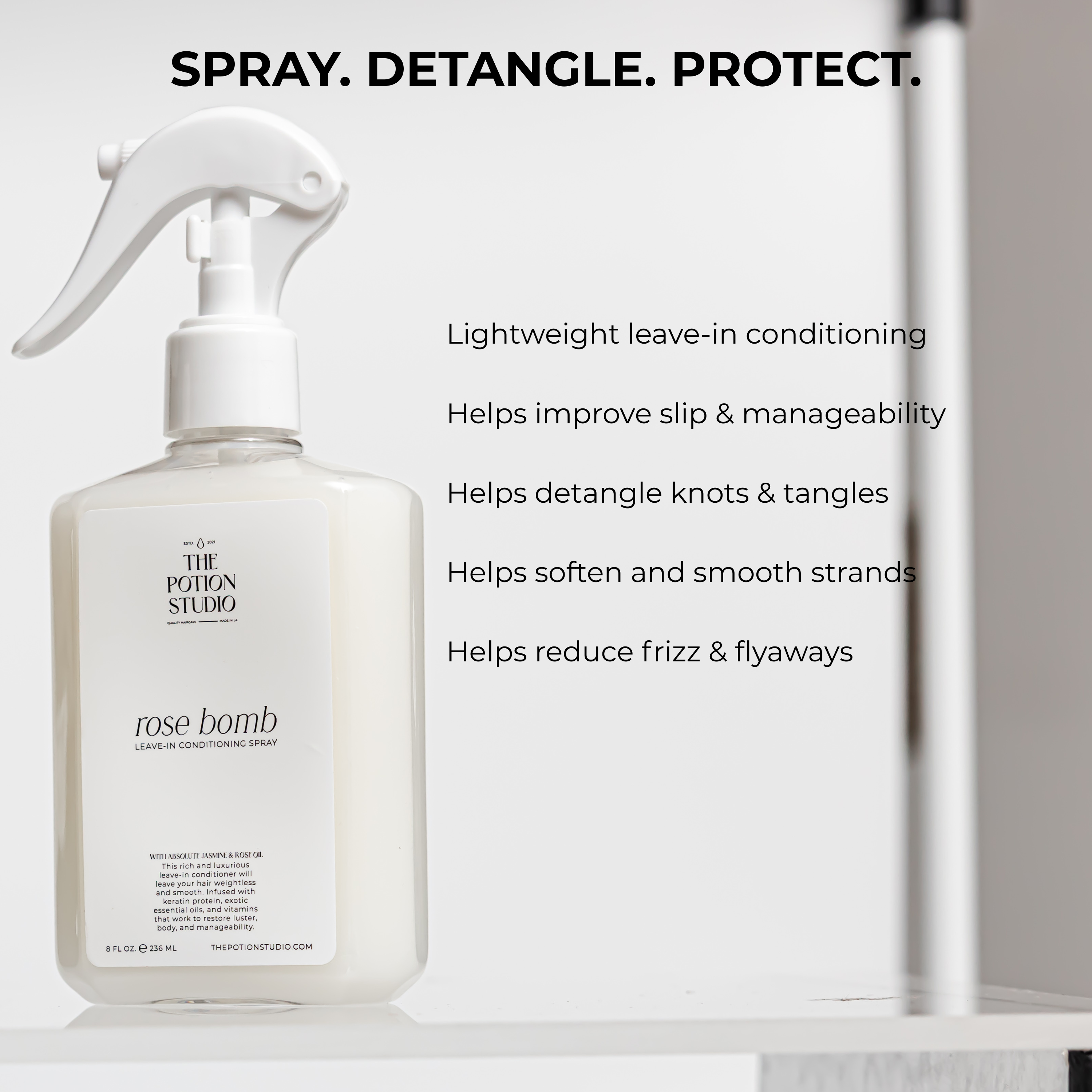 Rose Bomb Leave-in Conditioning Spray